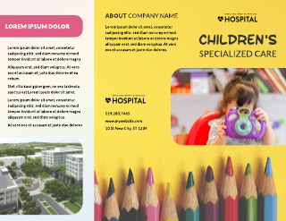 Health Childrens Hospital Brochure Template