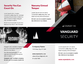 Security Simple Brochure Template