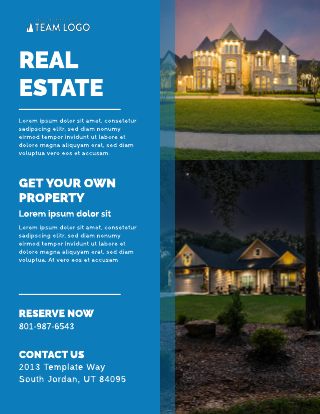 free real estate flyer templates examples