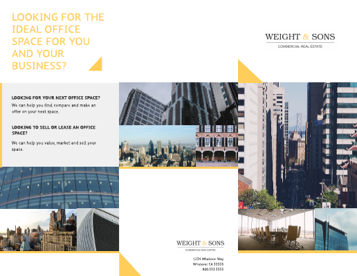 Commercial Real Estate Brochure Template Lucidpress