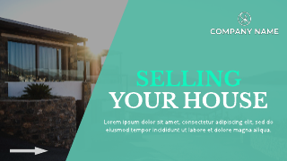 Light Blue Selling Your House Presentation Template