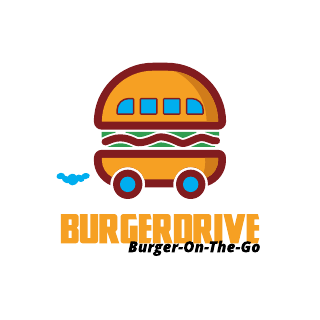 Drive Thru Burger Logo Template