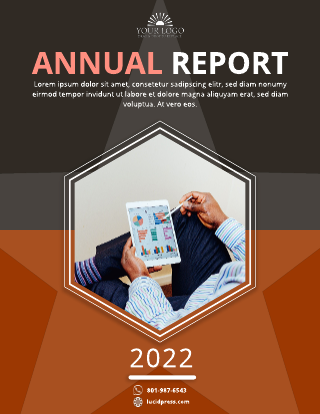Techno Finance Annual Report Template