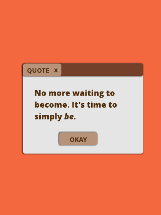 Quote No More Waiting Poster Template