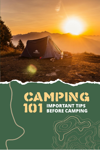 Camping Tips Pinterest Template