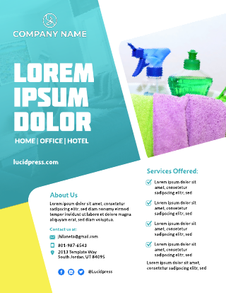 Best Clean Services Flyer Template