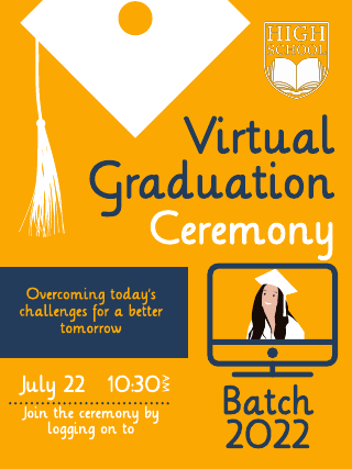 Virtual Graduation Poster Template