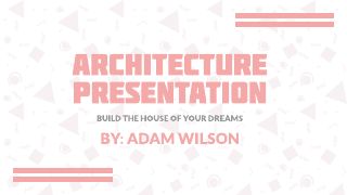 Pink Fun Pattern Architecture Presentation Template