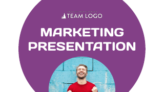 Violet Circle Marketing Presentation Template