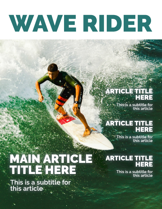 Surf Magazine Cover