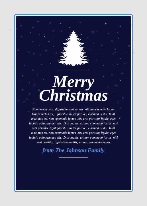 Holiday Christmas Newsletter Template | Lucidpress