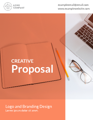 Creative marketing proposal template