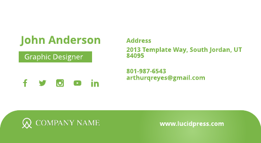 Green Email Signature