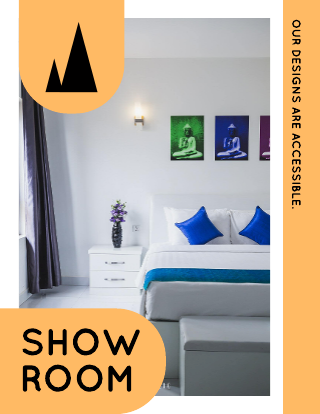 Bedroom Showroom Brochure Template