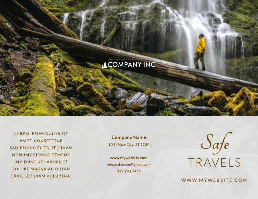 Travel Waterfall Copper Brochure